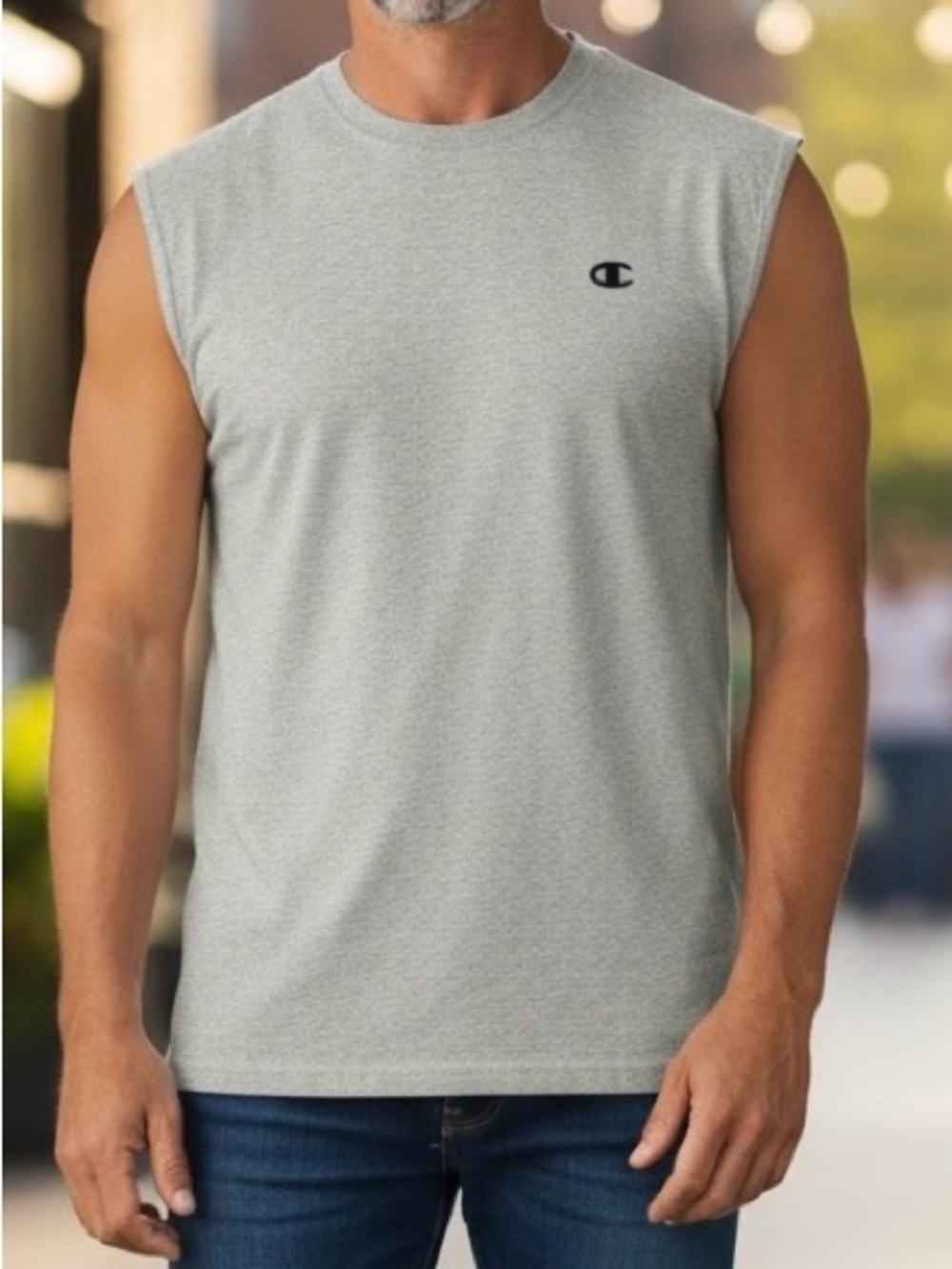 Champion Sleeveless Crewneck Tee